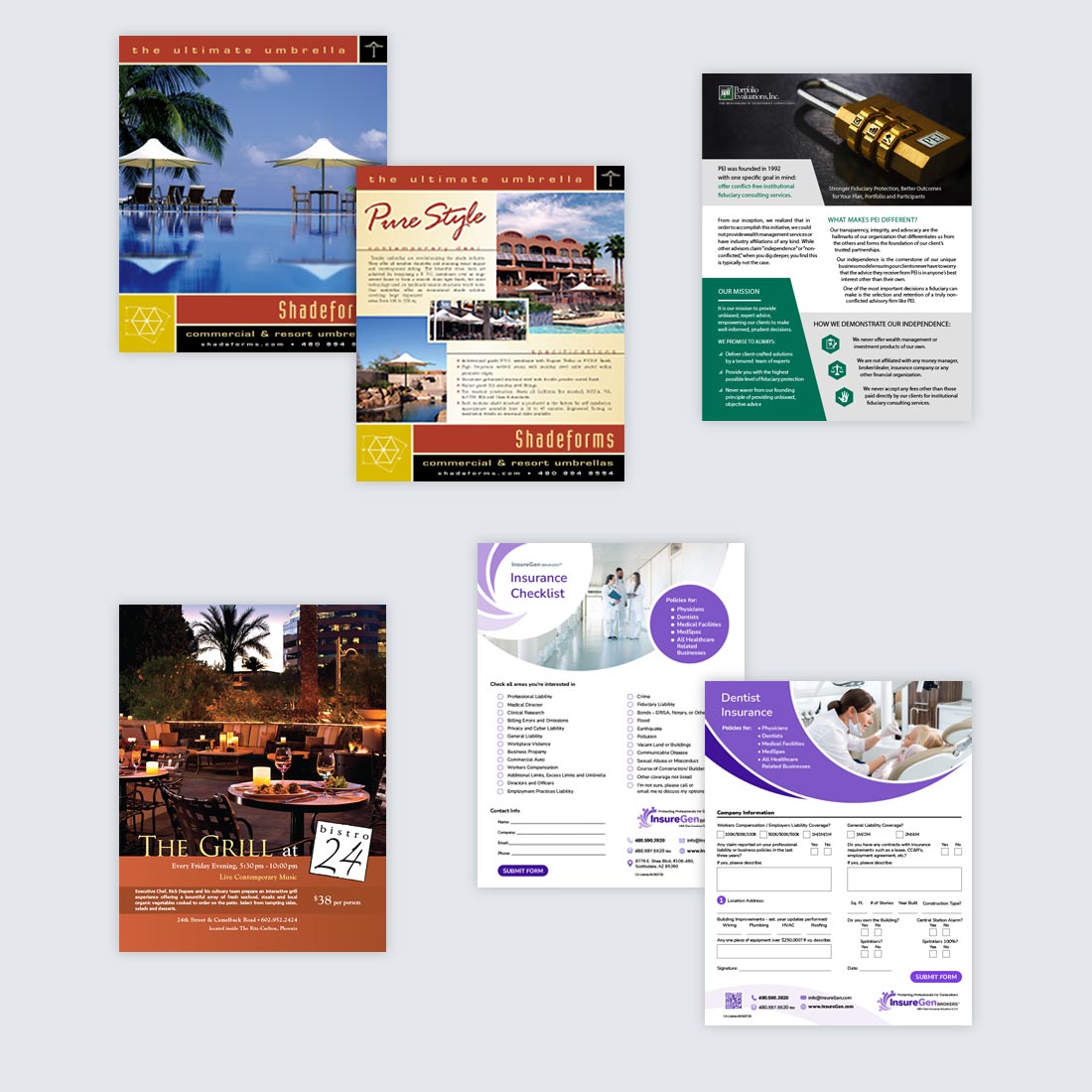 Collateral Design Samples 1