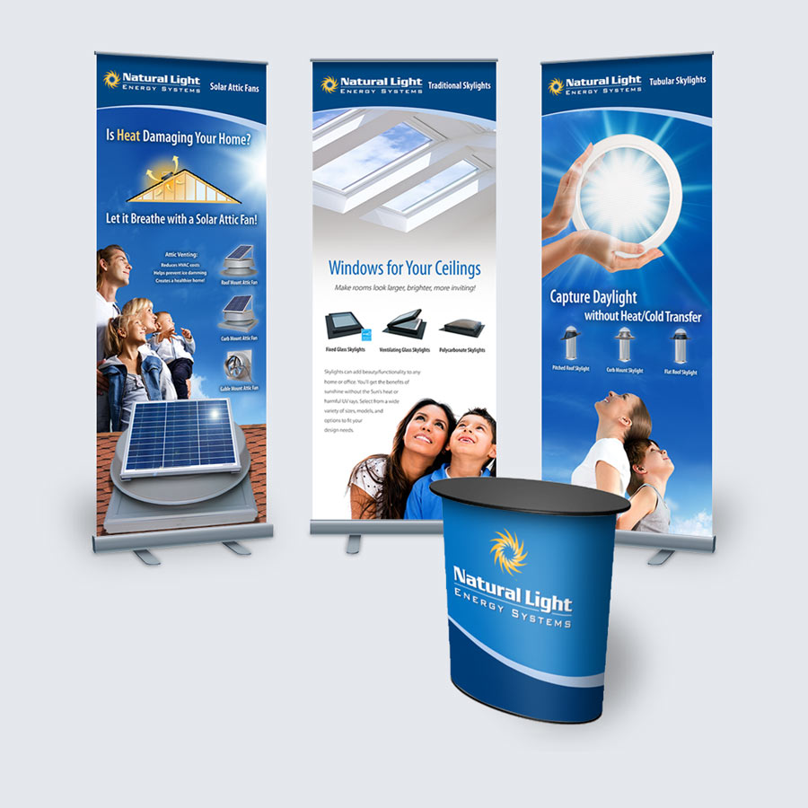 Natural Light graphic design work 1