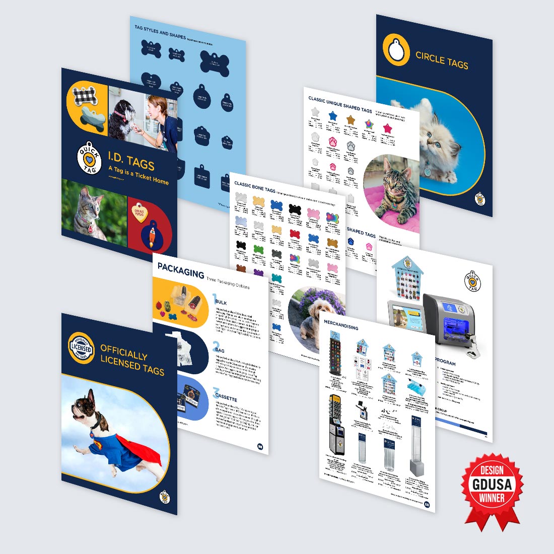 Quick Tag graphic design work 1