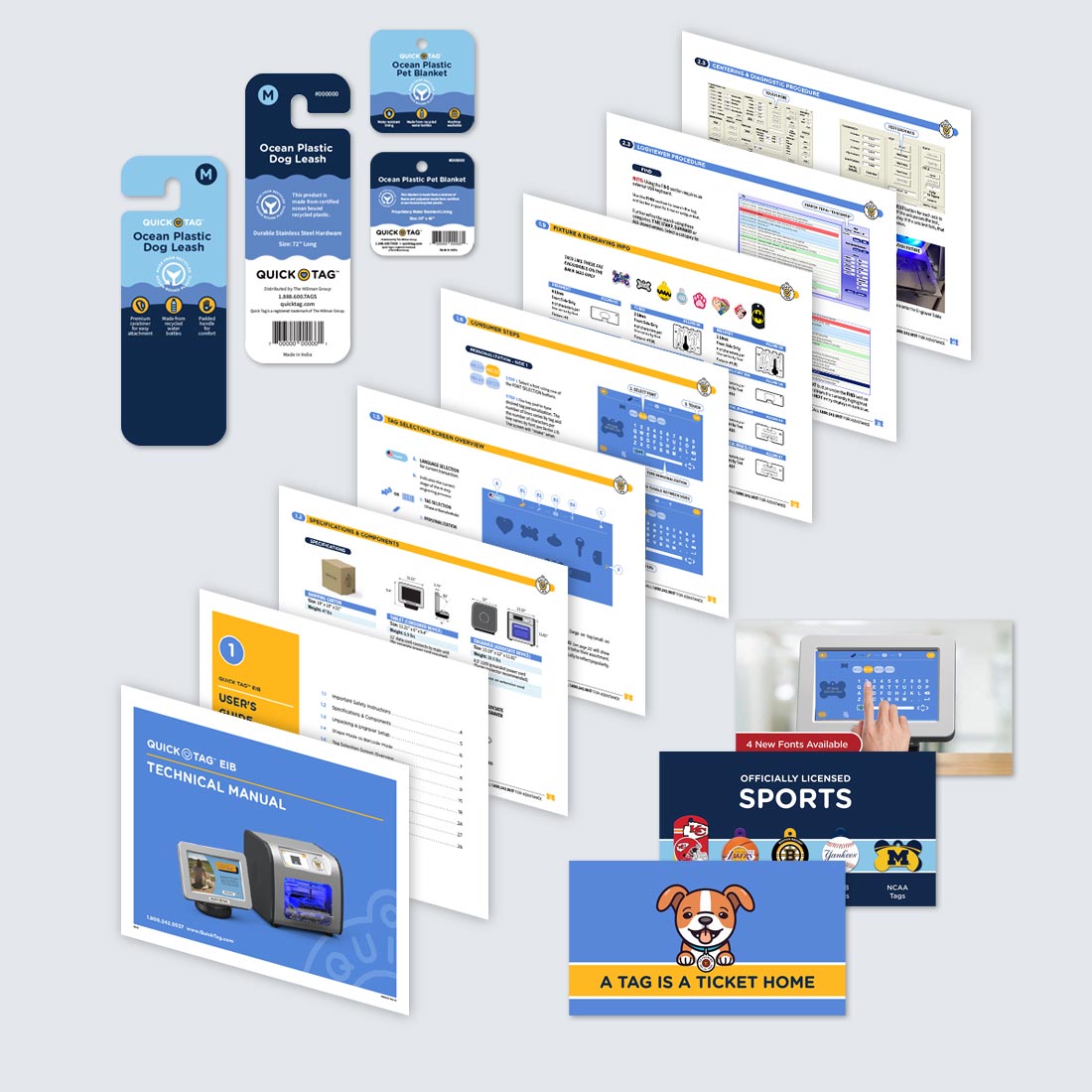 Quick Tag graphic design work 3