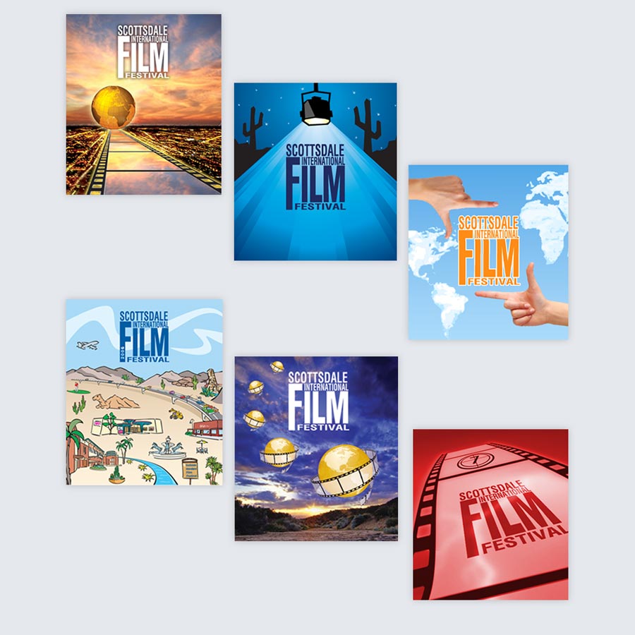 Scottsdale Film Festival graphic design work 3